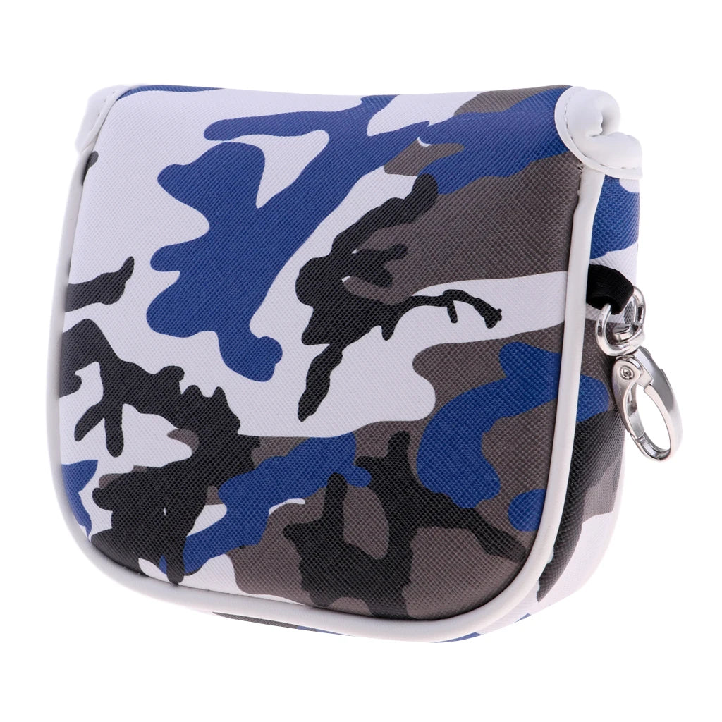 Blue Camo Mallet Putter Head Cover