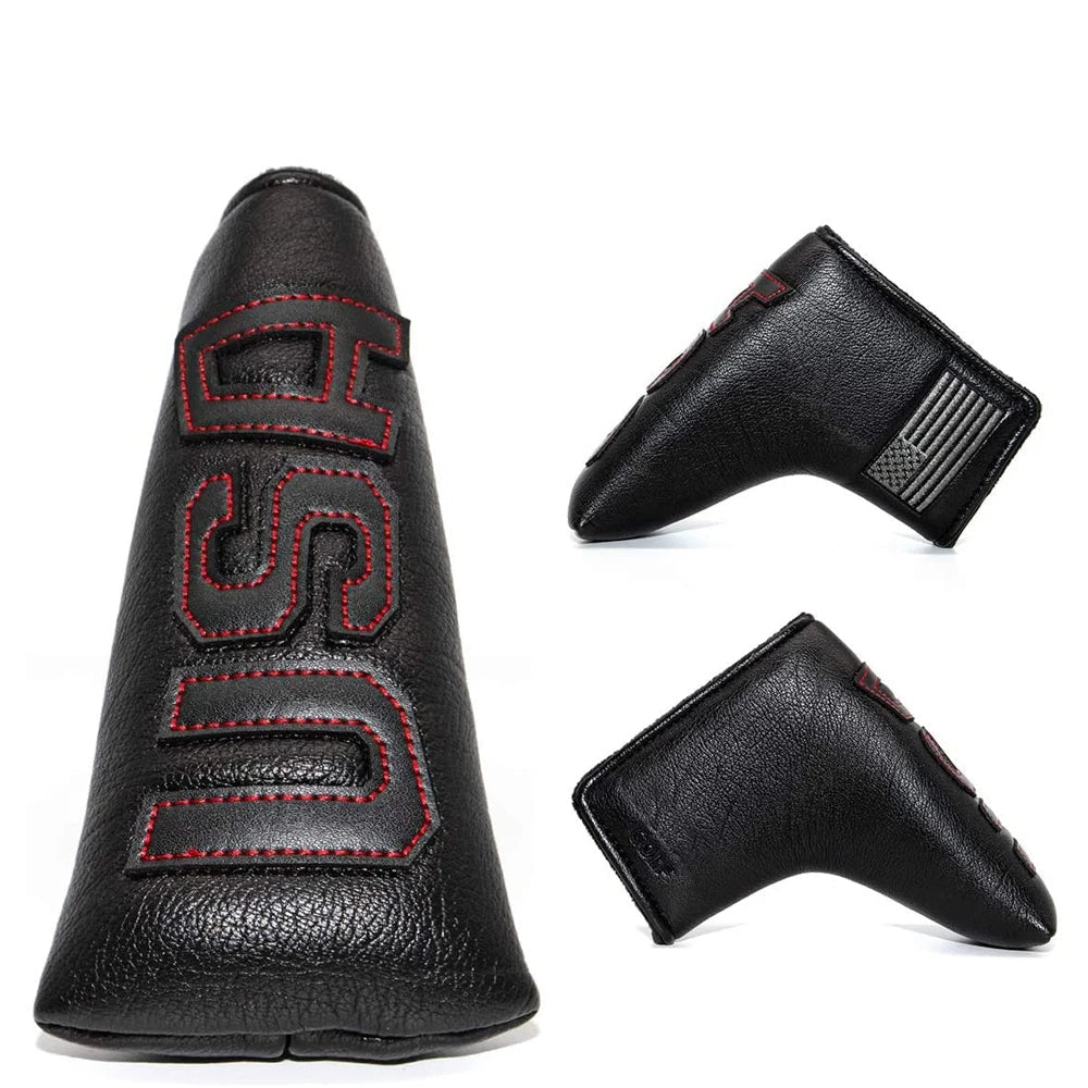 USA Flag Blade Putter Headcovers with Magnet